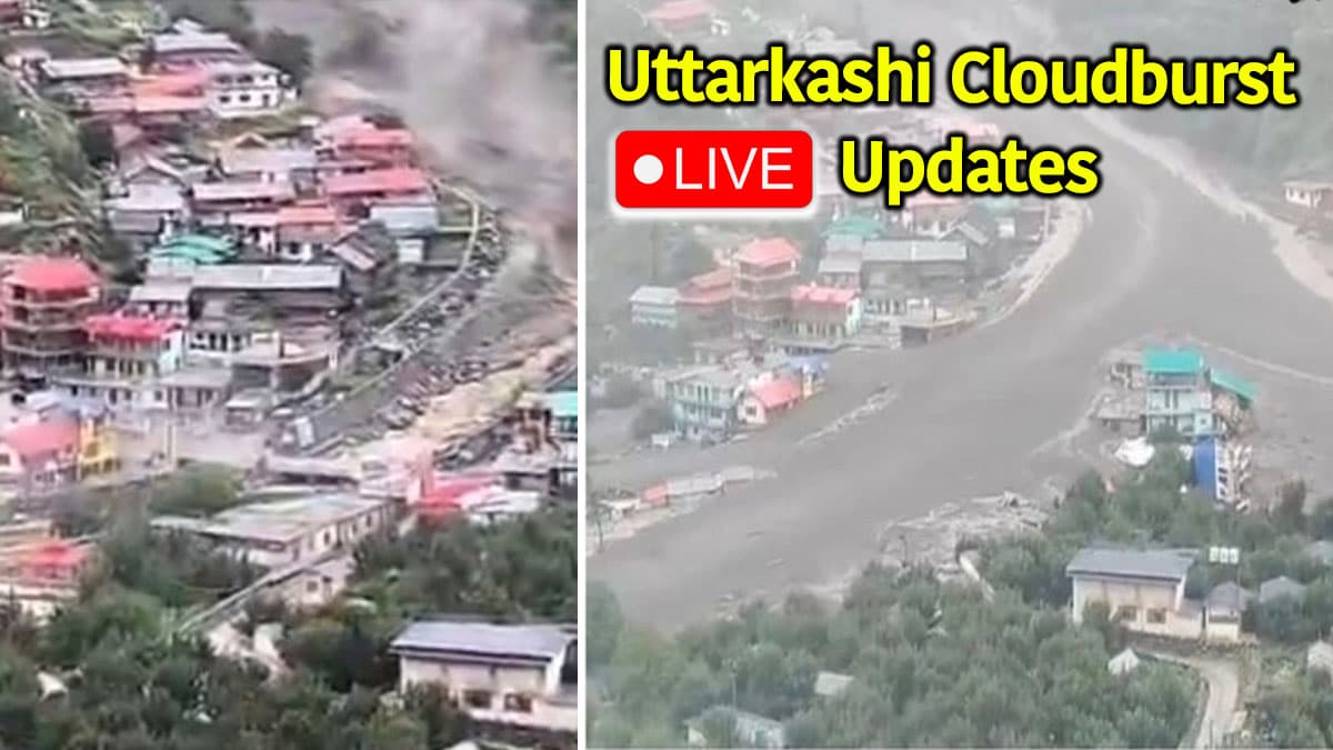 Uttarkashi Cloudburst Updates: उत्तरकाशी में डॉग स्कवायड चलाएगा सर्च ऑपरेशन, जवानों समेत 200 से ज्यादा लोग लापता