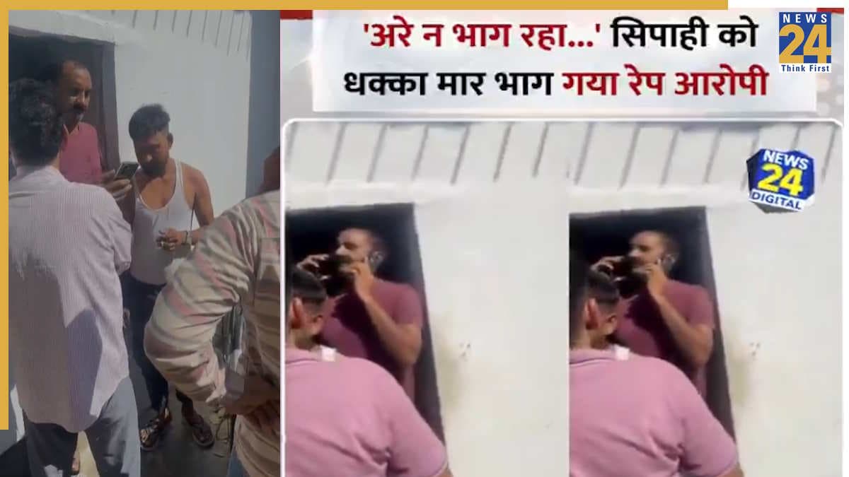 वीडियो में पकड़ा गया बुलंदशहर पुलिस का बड़ा झूठ, मुंह पर सिगरेट का धुआं उड़ाते-उड़ाते भागा आरोपी