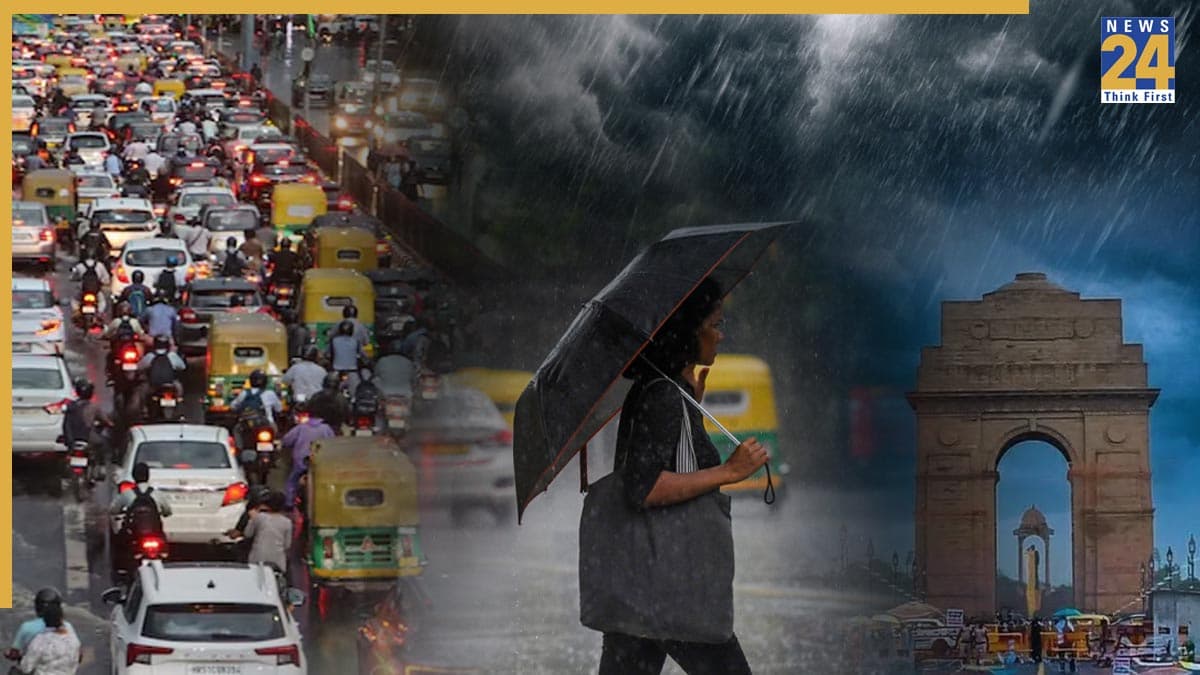 Delhi-NCR में हुई झमाझम बारिश, अंडरपास में भरा पानी, स्लो हुआ ट्रैफिक