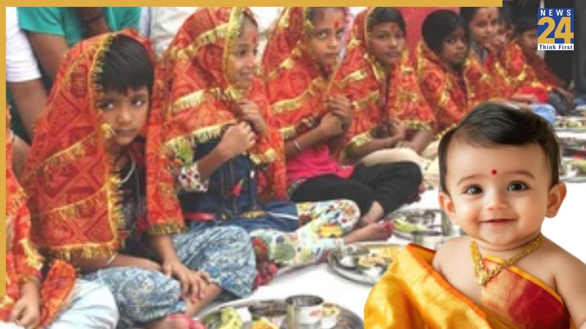 Kanya Pujan 2025: कन्या पूजन में 9 कन्याओं के साथ क्यों पूजा जाता है एक बालक? जानिए क्या है इसकी वजह