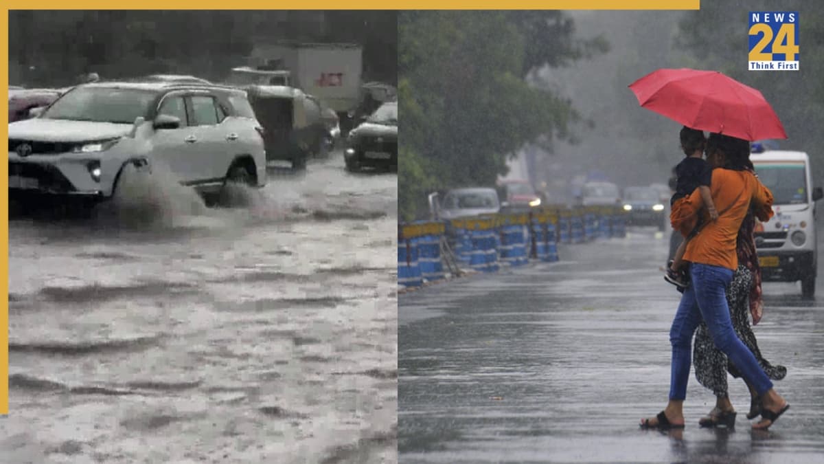 Delhi-NCR Weather: दिल्ली-NCR में बारिश का अलर्ट, सड़कें बनी दरिया, जानें IMD का लेटेस्ट अपडेट