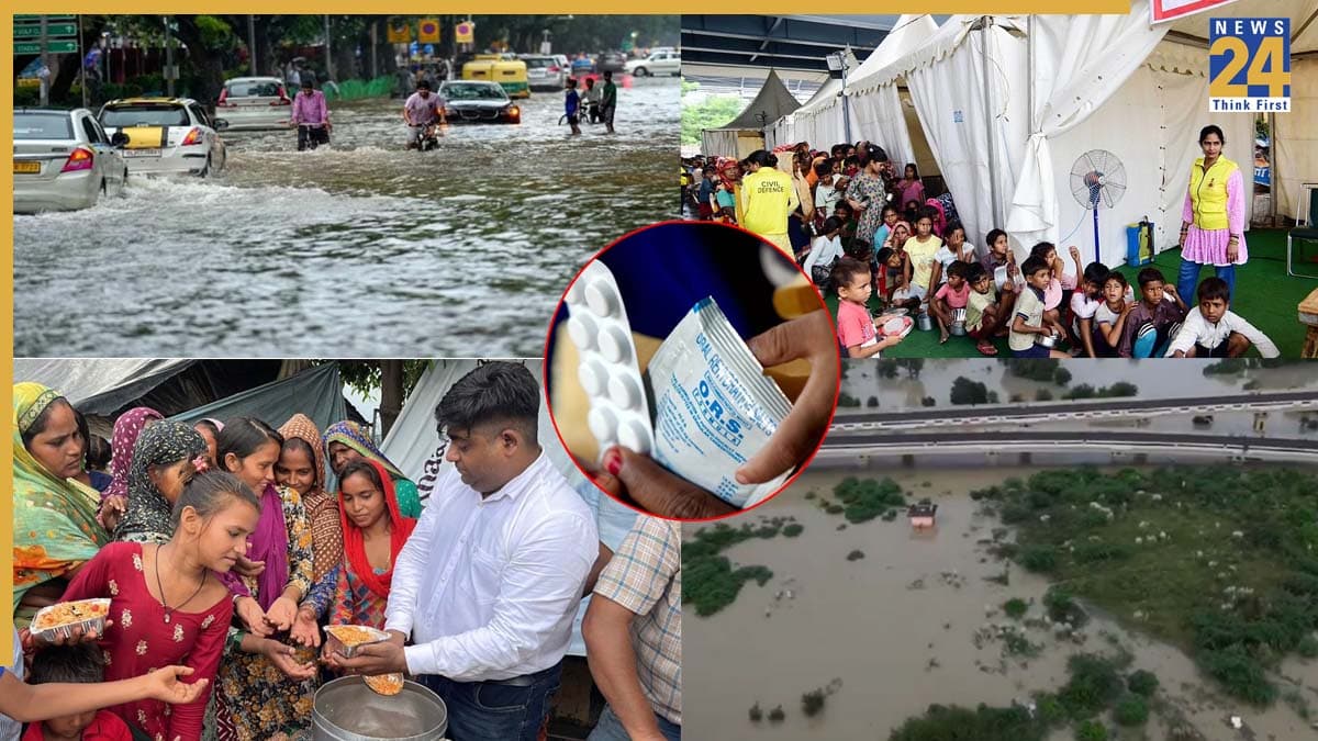 यमुना किनारे से अपडेटः बाढ़ से लेकर तबाही तक का मंजर, त्वचा संबंधी 154 मरीज मिले, क्लोरीन की 2600 टैबलेट्स बांटी गई