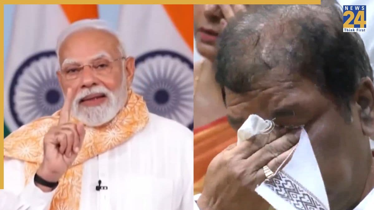 पीएम मोदी का भाषण सुनते-सुनते रो पड़े बीजेपी नेता, मां को अपशब्द कहे जाने पर आई प्रतिक्रिया