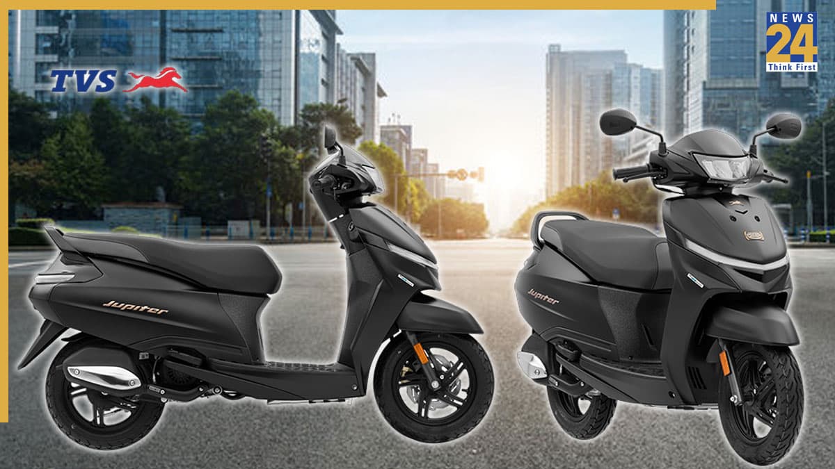 TVS Jupiter का नया ब्लैक एडिशन लॉन्च, सबसे लंबी सीट और फाइंड माय व्हील्स जैसे फीचर्स से लैस, जानें कीमत और इंजन डिटेल्स