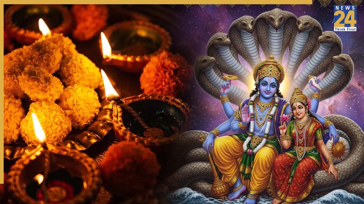 Vishnu Ji Ki Aarti in Hindi: 'ओम जय जगदीश हरे , स्वामी जय जगदीश हरे' श्रीहरि की कृपा के लिए करें विष्णु जी की आरती और चालीसा का पाठ