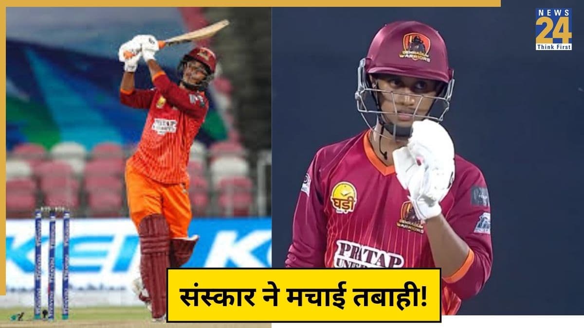 UPL 2025: 4 चौके, चार सिक्स… संस्कार रावत ने मचाया बल्ले से धमाल, ठोका तूफानी अर्धशतक