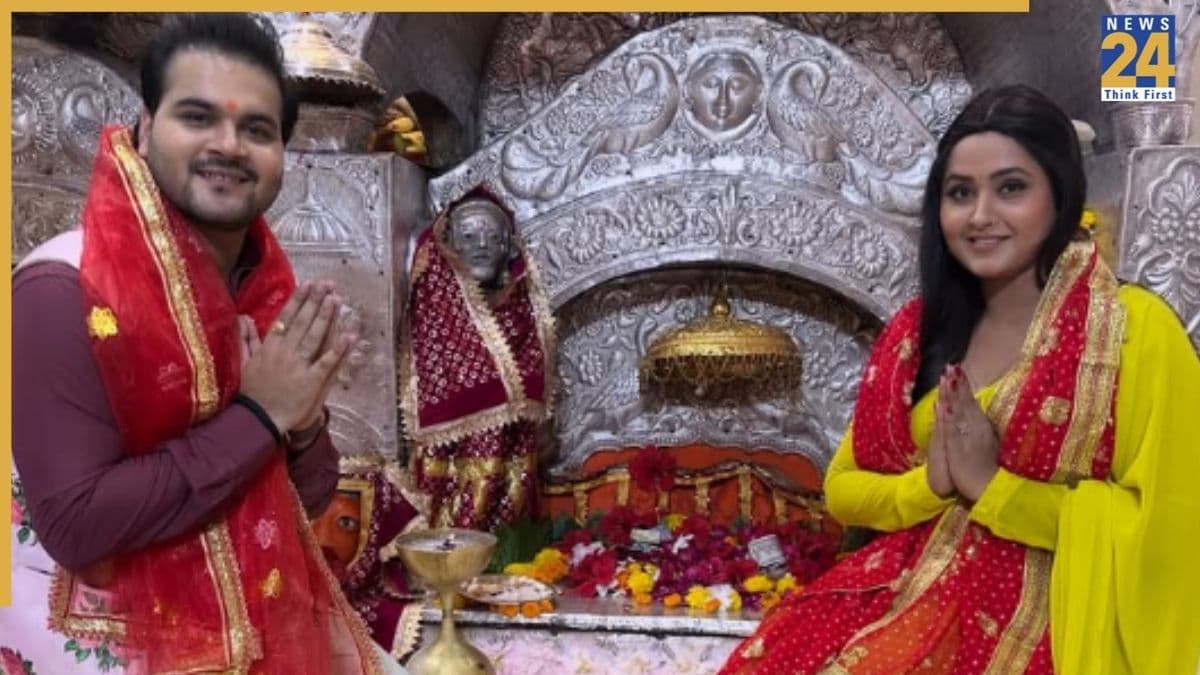 'आशीर्वाद मिल गया…', 'प्रेम विवाह' के बाद चंद्रिका देवी के मंदिर पहुंचे भोजपुरी स्टार कल्लू और काजल राघवानी