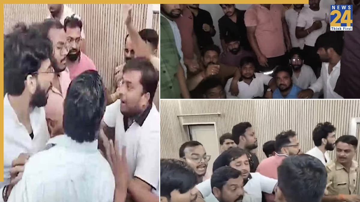 Video: मेरठ में मुस्लिम सोडा वाले के लिए BJP गुटों में झड़प, जमकर चले लात-घूंसे