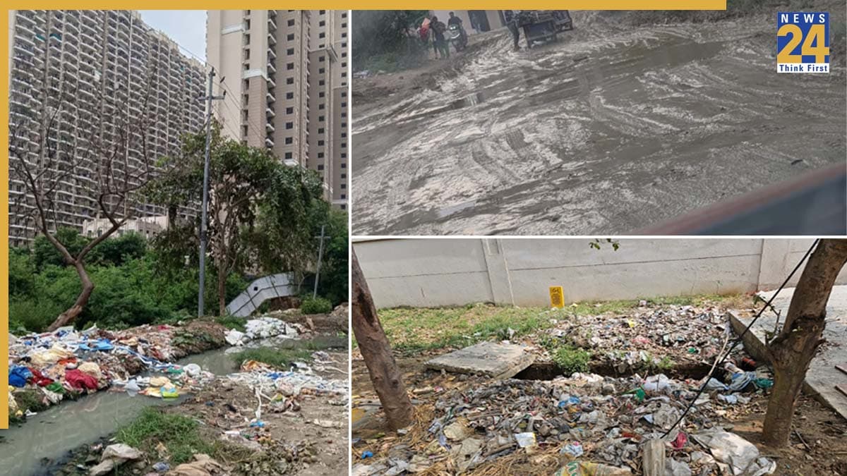 ग्रेटर नोएडा वेस्ट में करोड़ों का खरीदा आशियाना, सड़कों पर पसरी बदहाली से नोबिलिटी और गोल्फ होम्स के निवासी परेशान