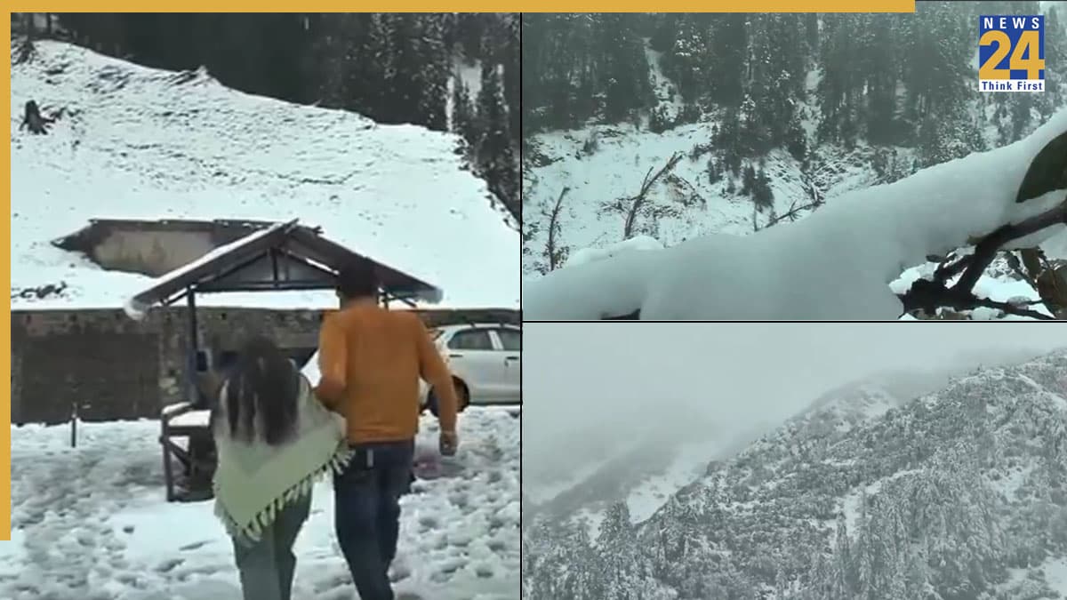 Video: पहाड़ों ने ओढ़ी बर्फ की चादर, देखें जम्मू कश्मीर और लाहौल स्पिति में बर्फबारी के खूबसूरत नजारें