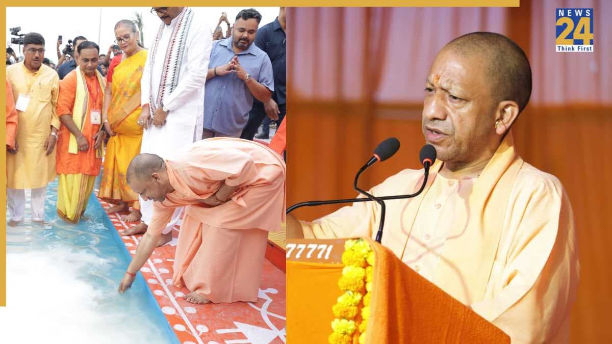 छठ पूजा में शामिल हुए मुख्यमंत्री योगी आदित्यनाथ, बोले- कोई ड्रेनेज या सीवर गोमती में नहीं गिरेगा