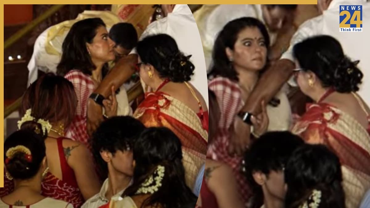 Kajol पर 'सिंदूर खेला' में एक शख्स ने मारा झपट्टा, डर के कारण फटी रह गईं 'लेडी सिंघम' की आंखें