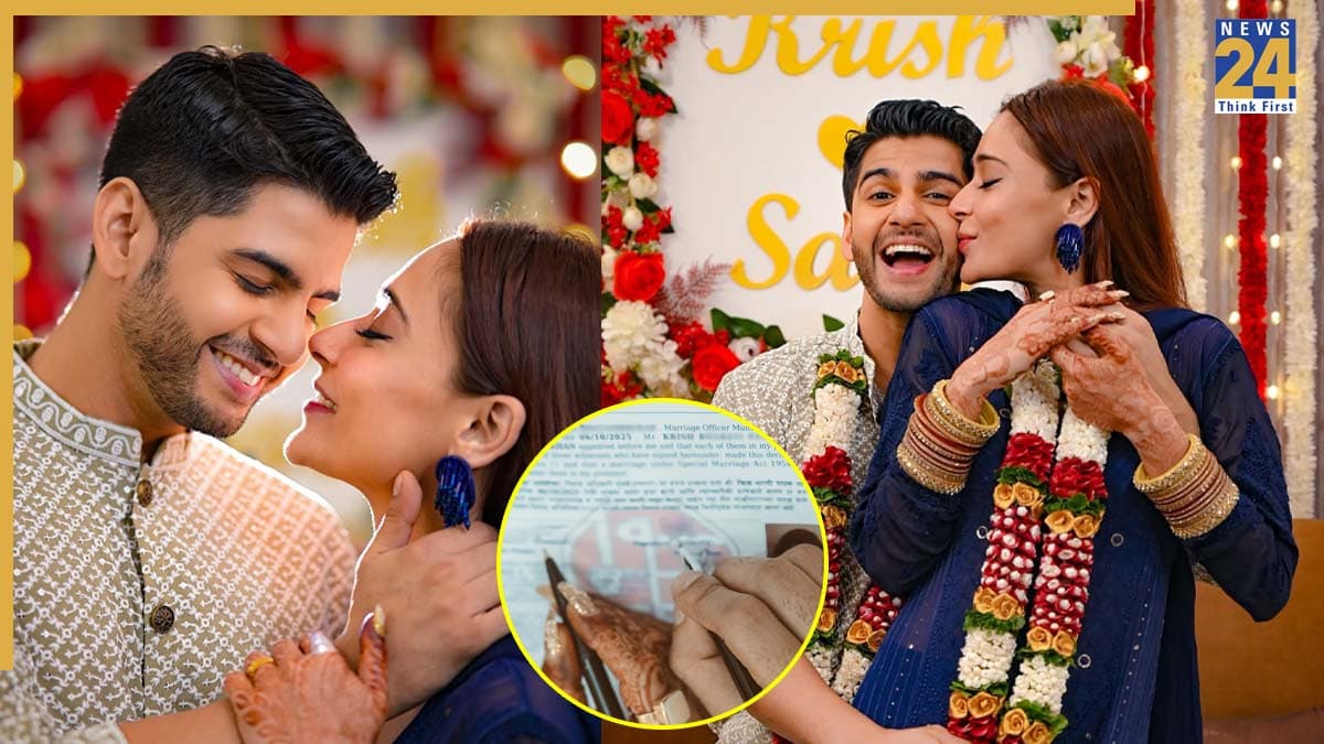 'बिदाई' फेम Sara Khan दोबारा बनीं दुल्हन, 'रामायण' के लक्ष्मण के बेटे संग रचाई शादी