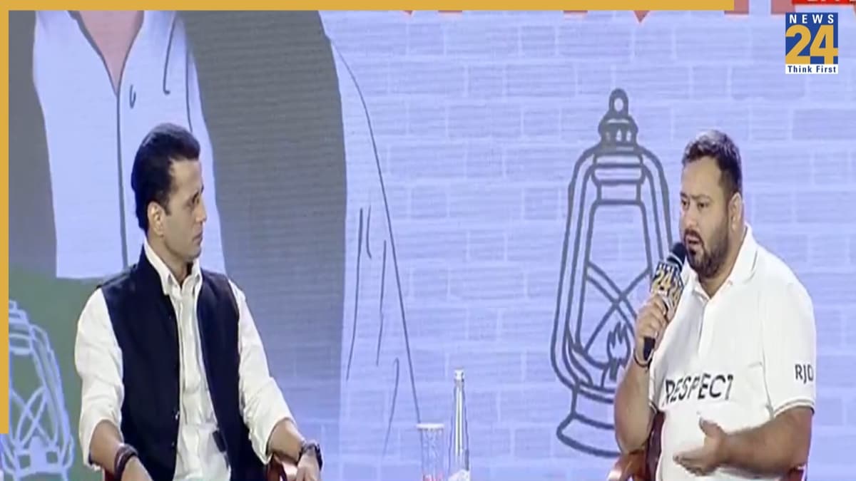 '20 साल पुरानी खटारा सरकार से जनता छुटकारा चाहती है…' Manthan 2025 के मंच से बोले तेजस्वी यादव
