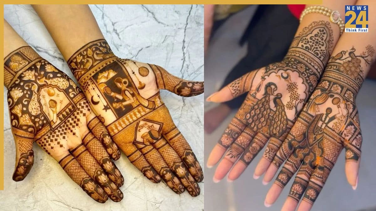 Karwa Chauth Mehndi Designs: करवा चौथ पर लगाएं पिया के नाम की मेहंदी, इन डिजाइन से हाथों की खूबसूरती पर लग जाएंगे चार-चांद