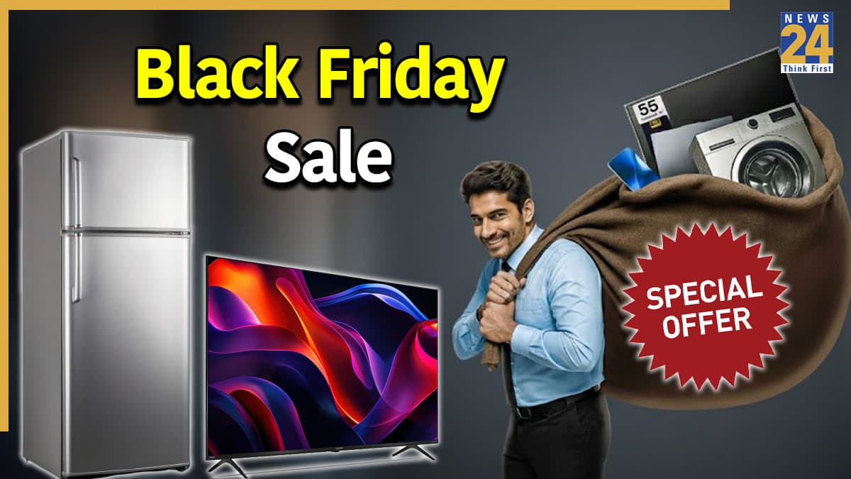 Black Friday Sale 2025: Amazon-Flipkart पर टीवी-फ्रिज पर 65% तक छूट, जानिए कहां सस्ता सौदा