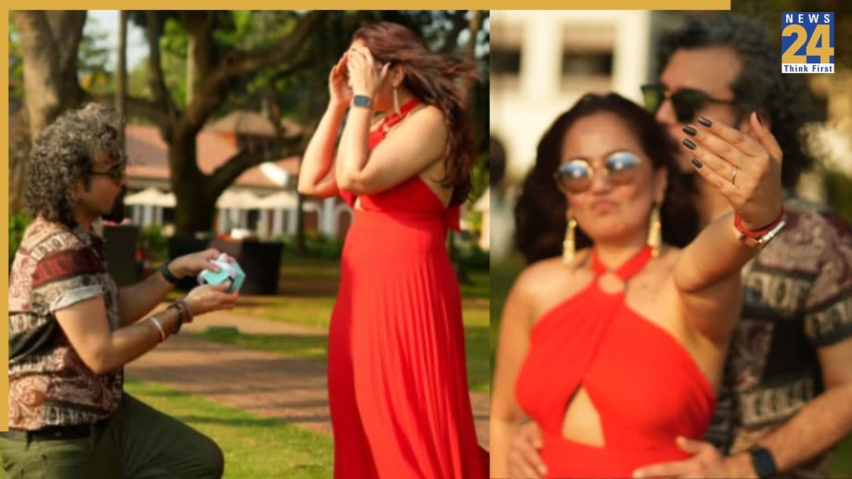 36 की एक्ट्रेस ने की सगाई, बॉयफ्रेंड ने रोमांटिक अंदाज में 'गुंजन' को किया प्रपोज; फोटोज वायरल