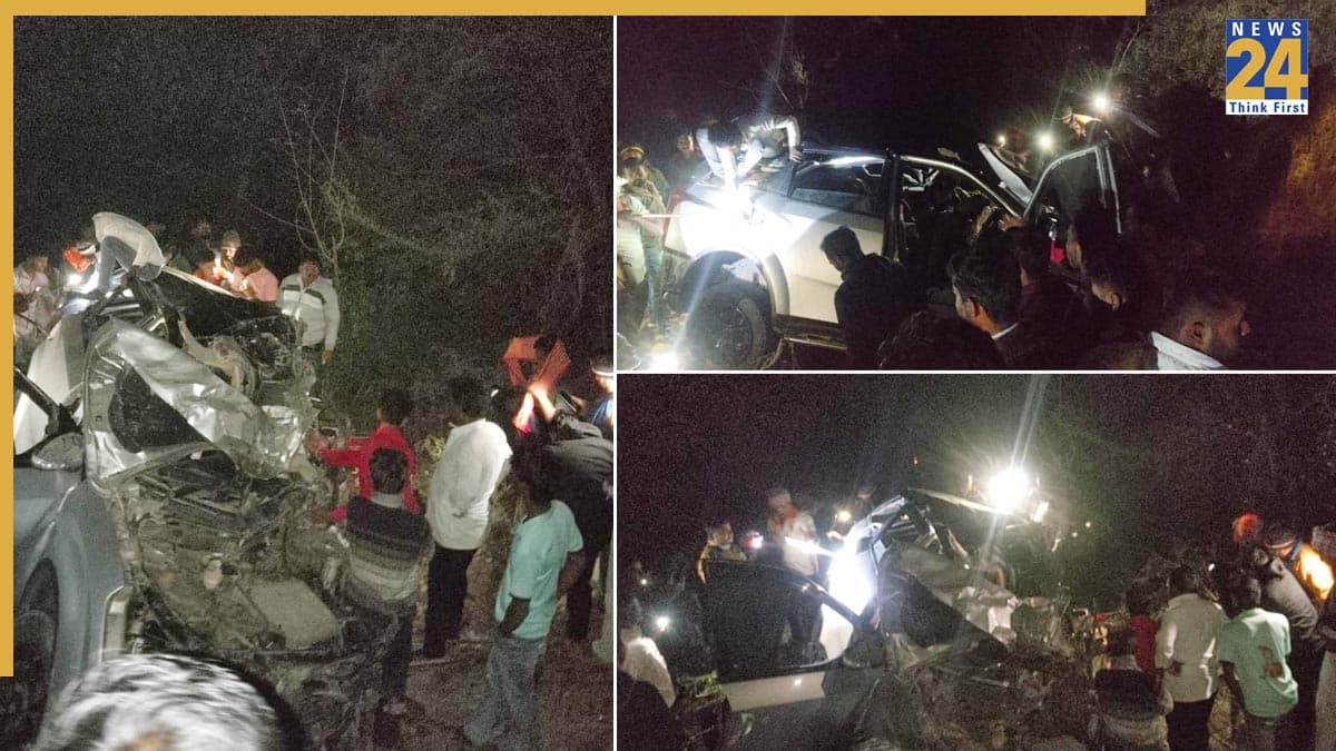महाराष्ट्र के सोलापुर में बड़ा हादसा, ट्रक से टकराई नवविवाहित जोड़े की कार, 5 लोगों की मौके पर मौत