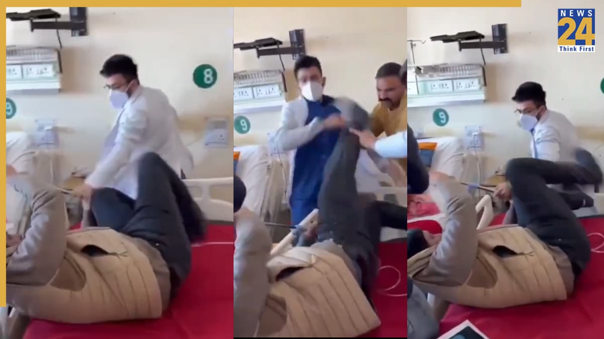 हिमाचल में मरीज और डॉक्टर के बीच चले लात-घूंसे, वीडियो सामने आने पर मचा बवाल