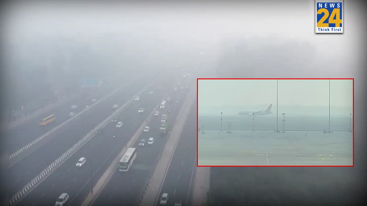 दिल्ली-NCR में जीरो विजिबिलिटी, घना कोहरे की चपेट में शहर, नए साल पर बारिश का अलर्ट, IGI एयरपोर्ट ने जारी की एडवाइजरी