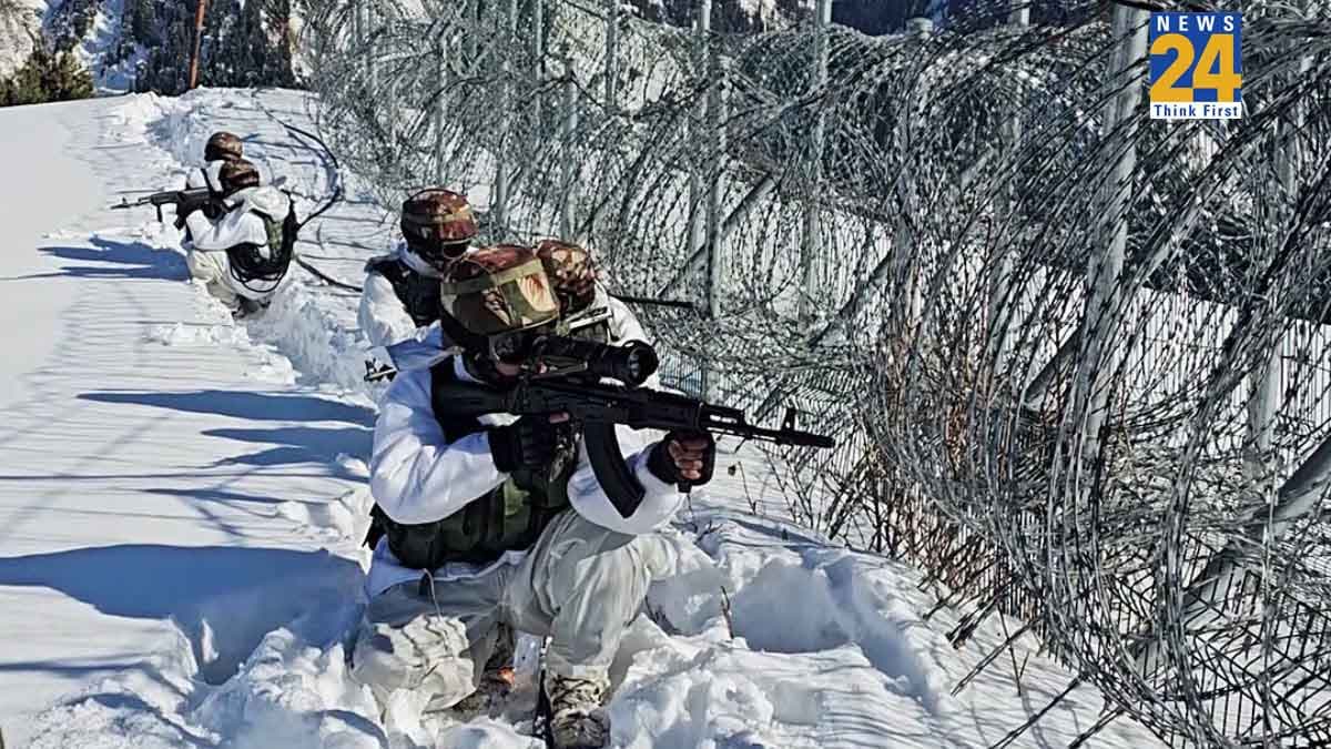 नए साल से पहले बॉर्डर पर हाई अलर्ट, कड़ाके की ठंड में डटे BSF के बहादुर जवान, सीमा पर कड़ा पहरा