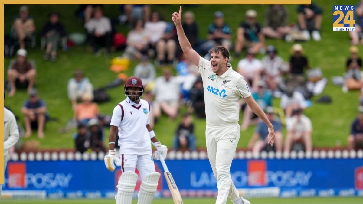 NZ vs WI: जैकब डफी ने बरपाया गेंद से कहर, न्यूजीलैंड ने दूसरे टेस्ट में वेस्टइंडीज को 9 विकेट से रौंदा