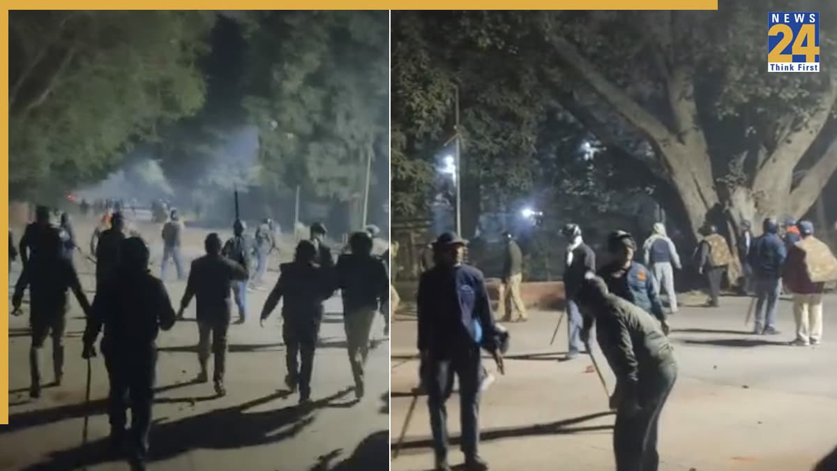 BHU कैंपस बना जंग का मैदान, 3 घंटे तक भयंकर पत्थरबाजी, मौके पर पहुंची कई थानों की पुलिस
