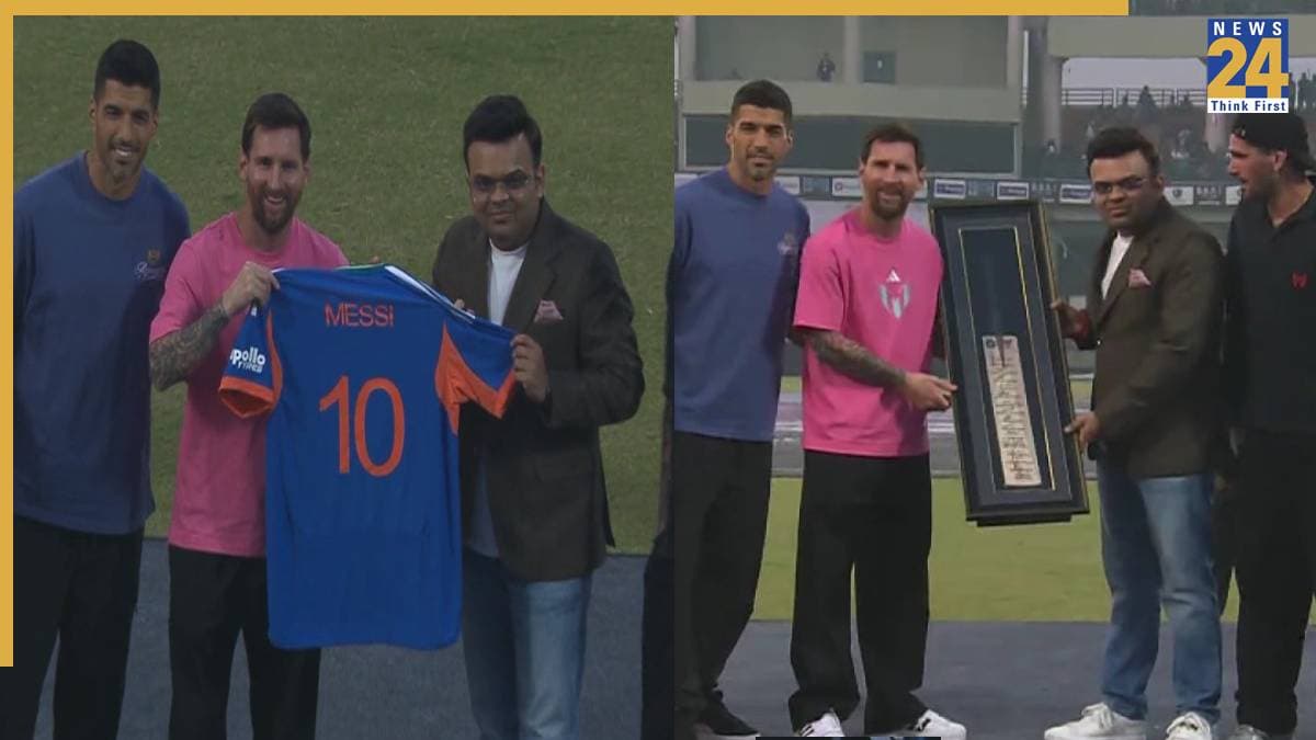 Lionel Messi India Tour: दिल्ली में मेसी ने बिखेरा जलवा! ICC चेयरमैन जय शाह ने दिया खास तोहफा