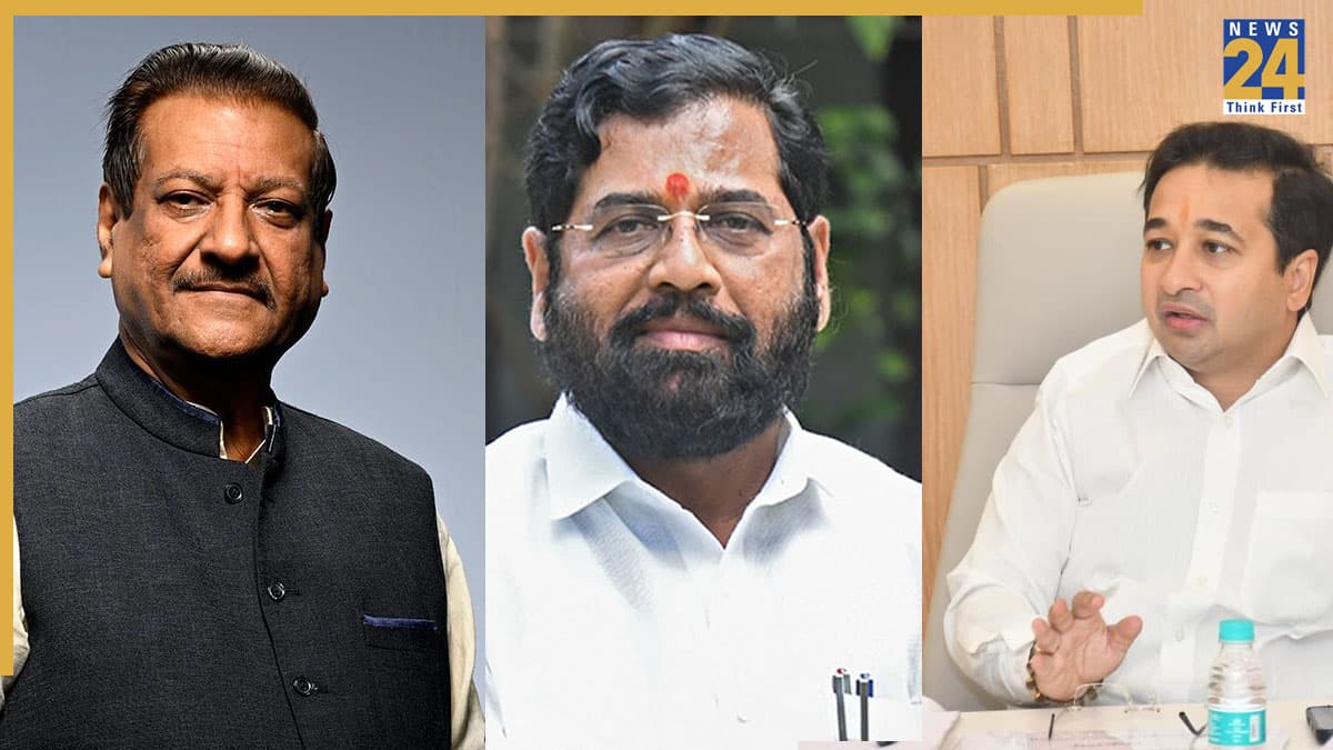 महाराष्ट्र की राजनीति में एक बयान से तूफान, पृथ्वीराज चव्हाण पर भड़के एकनाथ शिंदे-नितेश राणे