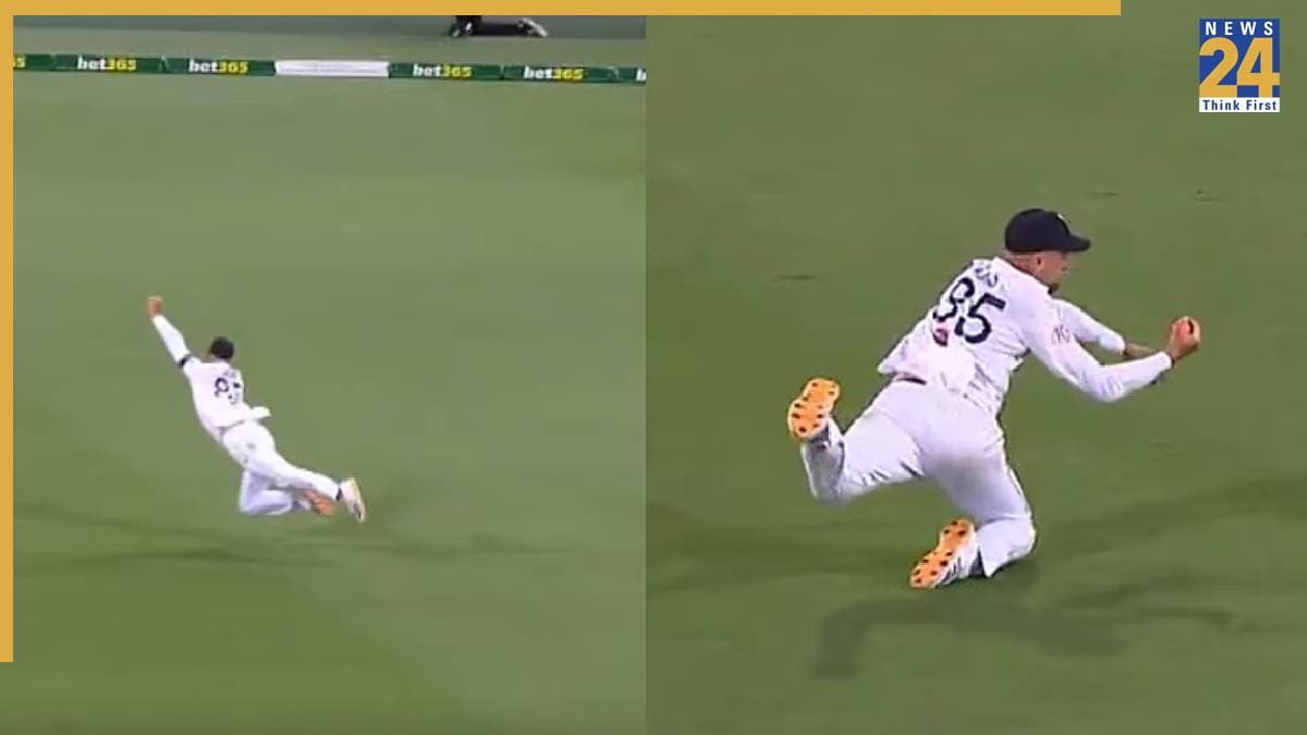AUS vs ENG: विल जैक्स ने उड़कर एक हाथ से पकड़ा हैरतअंगेज कैच, VIDEO देख आप भी हो जाएंगे हैरान!