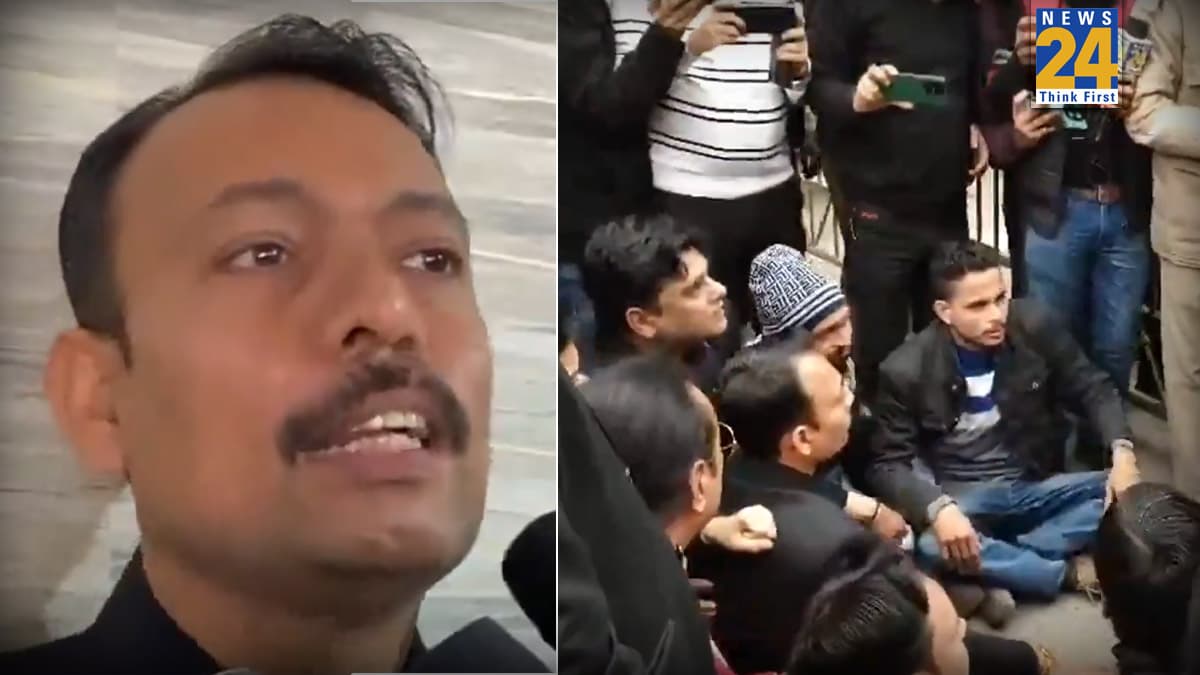 'इस्तीफा दिया है, निलंबन का सवाल ही नहीं', बरेली कलेक्ट्रेट में धरने पर बैठे निलंबित सिटी मजिस्ट्रेट अलंकार अग्निहोत्री