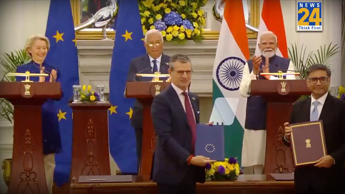 'भारत-EU ट्रेड एग्रीमेंट नए युग का आरंभ', 16वें शिखर सम्मेलन में बोले PM मोदी, 7 समझौतों का आदान-प्रदान