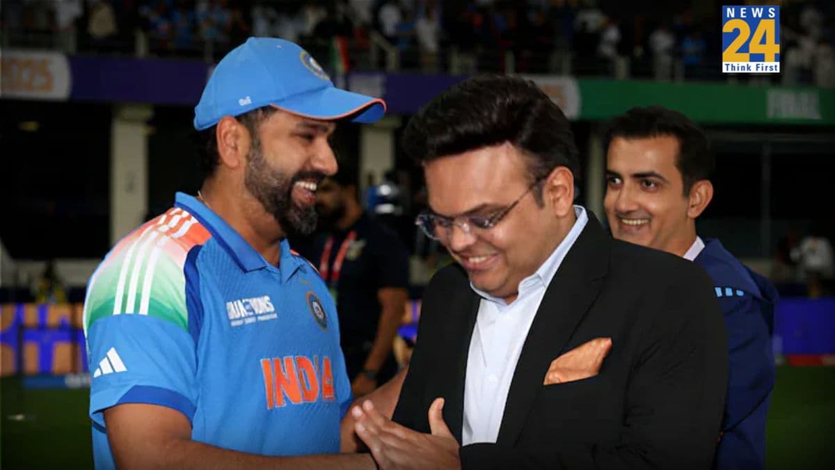 जय शाह ने भरी महफिल में की 'कप्तान' रोहित शर्मा की तारीफ, T20 वर्ल्ड कप से पहले हिटमैन को दिया सबसे बड़ा सम्मान