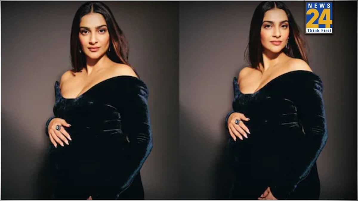 Sonam Kapoor के वेलवेट गाउन की कीमत क्या? जिसमें एक्ट्रेस ने फ्लॉन्ट किया हैवी बेबी बंप
