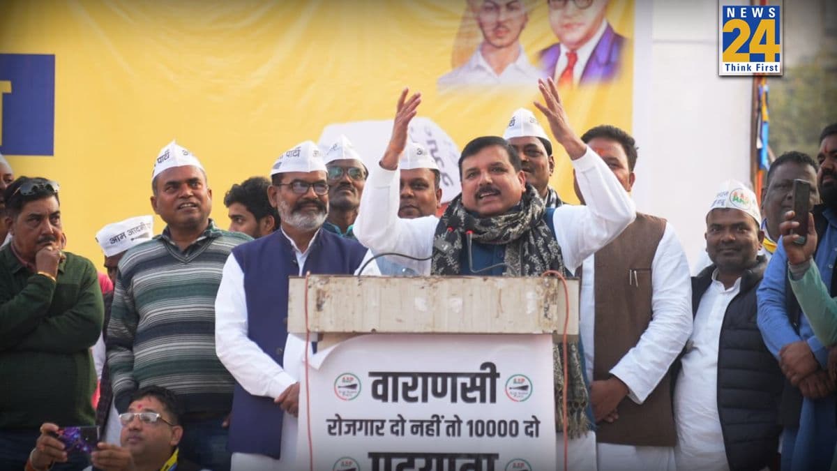 सारनाथ से शास्त्री घाट तक उमड़ा जनसैलाब, चौथे चरण की पदयात्रा का भी ऐलान
