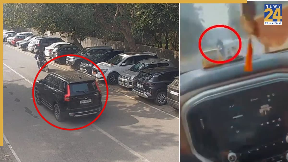 साहिल को कुचलने वाली स्कॉर्पियो का नया CCTV वीडियो, टक्कर से चंद लम्हे पहले आंधी की रफ्तार से दौड़ रही थी कार