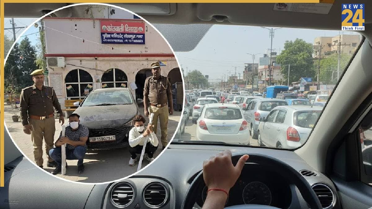 नोएडा में हॉर्न बजाने पर भड़क उठे दबंग, युवक-युवतियों पर हॉकी-डंडों से किया हमला