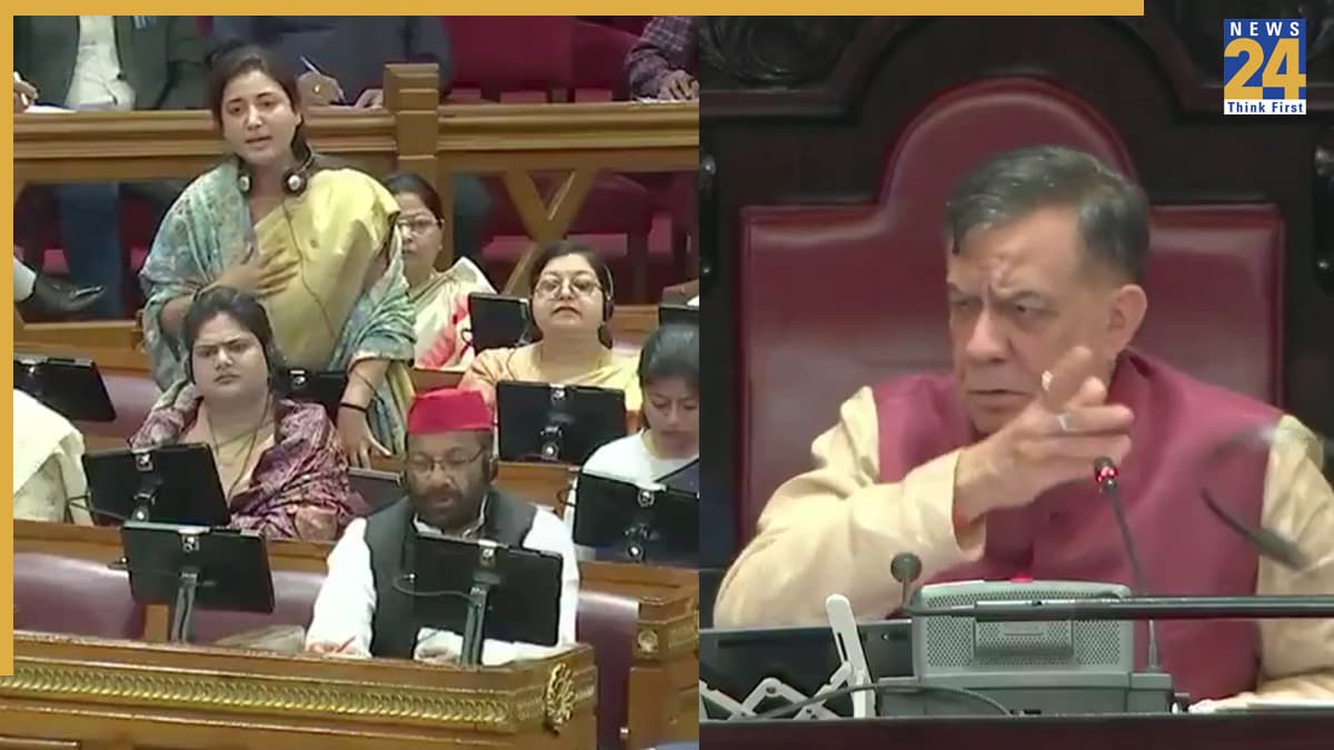 यूपी विधानसभा में हंगामा, अध्यक्ष सतीश महाना ने गुस्से में फेंका हेडफोन, केतकी सिंह पर भड़के
