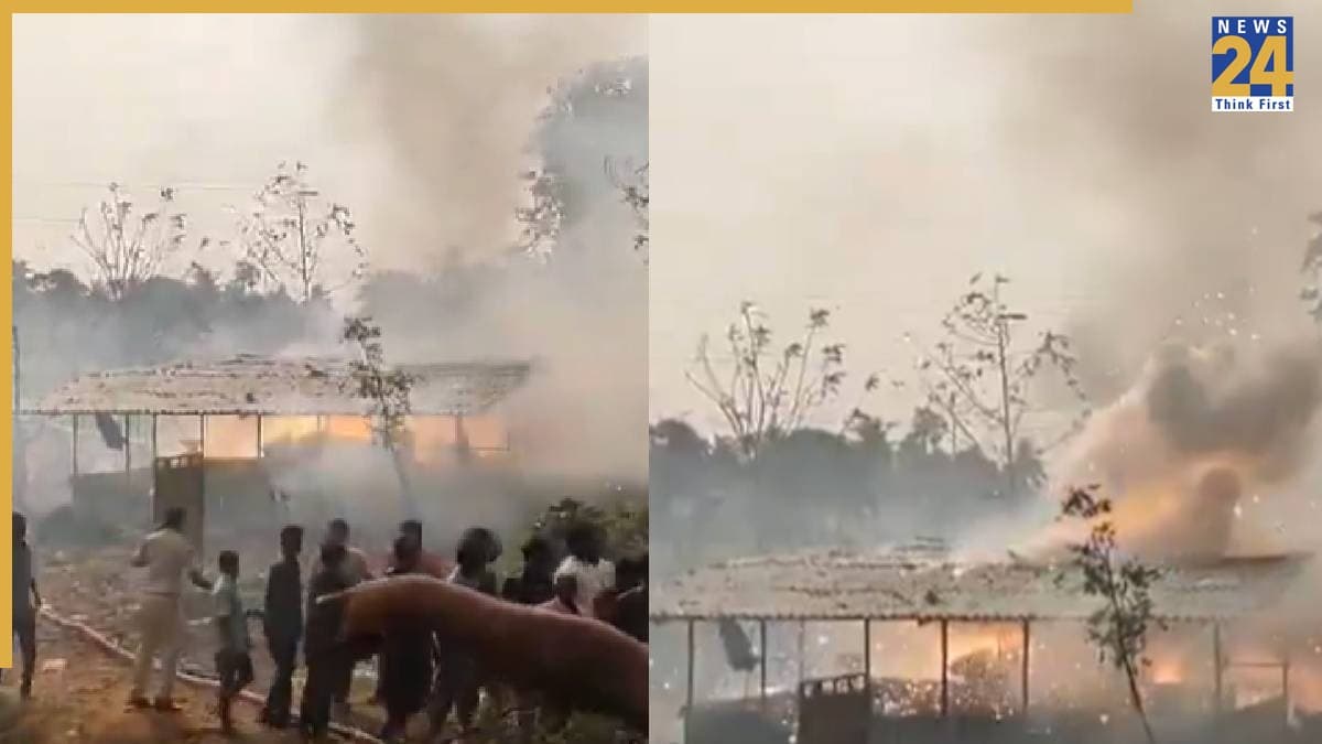 आंध्र प्रदेश में पटाखा फैक्ट्री में लगी भीषण आग, 18 मजदूरों की मौत और कई घायल