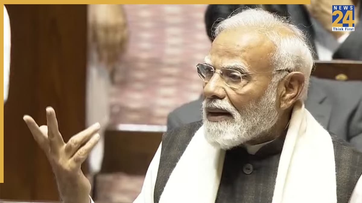 PM Modi Address In Rajya Sabha : 'उन्होंने तो महात्मा गांधी का सरनेम तक चुरा लिया', राज्यसभा में विपक्ष पर जमकर बरसे PM मोदी; संबोधन की बड़ी बातें