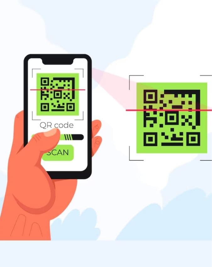 QR Code को ध्यान से देखें