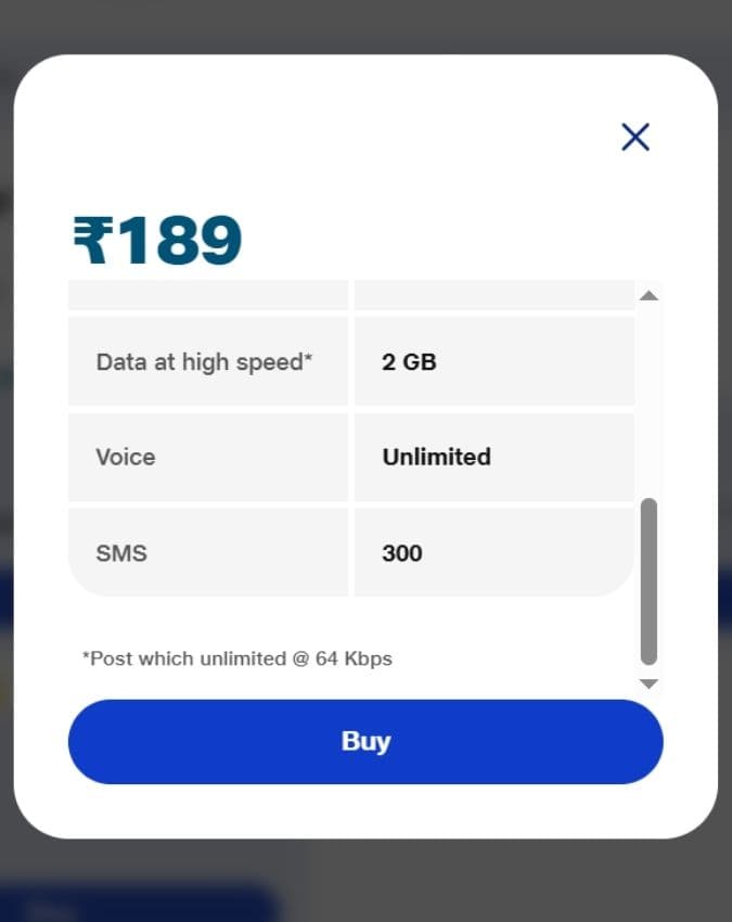 वैलिडिटी और कॉलिंग बेनिफिट