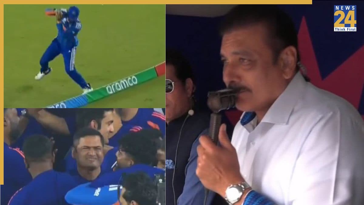 VIDEO: भारत-न्यूजीलैंड फाइनल मैच में रवि शास्त्री ने किया 'ब्लंडर', सोशल मीडिया पर उड़ा मजाक