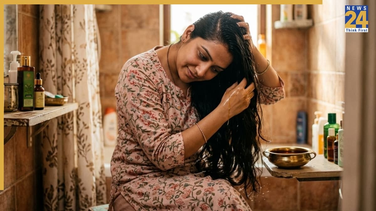 बालों में तेल लगाने का सही समय कौन सा है? नहाने से पहले या बाद में, ज्यादातर लोग करते हैं ये गलती!