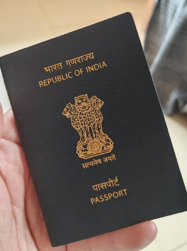 पासपोर्ट दिखाने के बाद यात्रा के कागज मिलेंगे