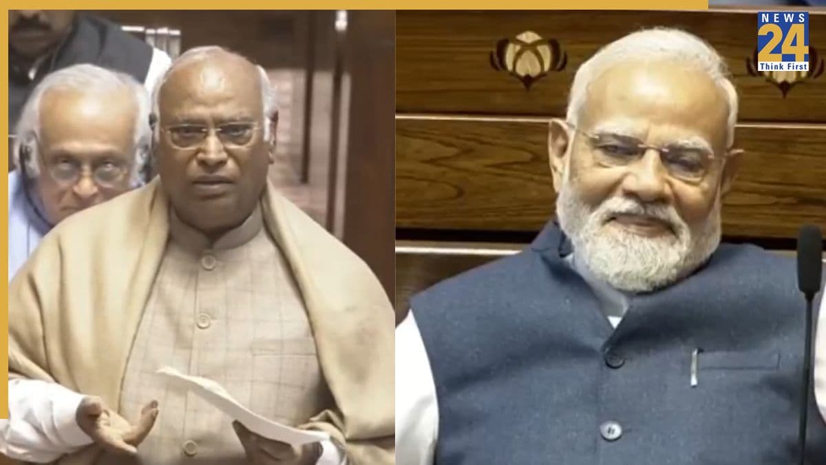 'मोहब्बत हमसे, शादी मोदी जी से', मल्लिकार्जुन खरगे के तंज से संसद में लगे ठहाके, PM भी नहीं रोक पाए हंसी