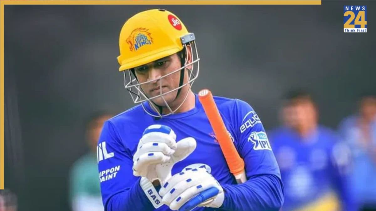 धोनी के सामने दिखा इस यंग क्रिकेटर का दम, CSK ट्रेनिंग कैंप में लगाया दमदार सिक्स