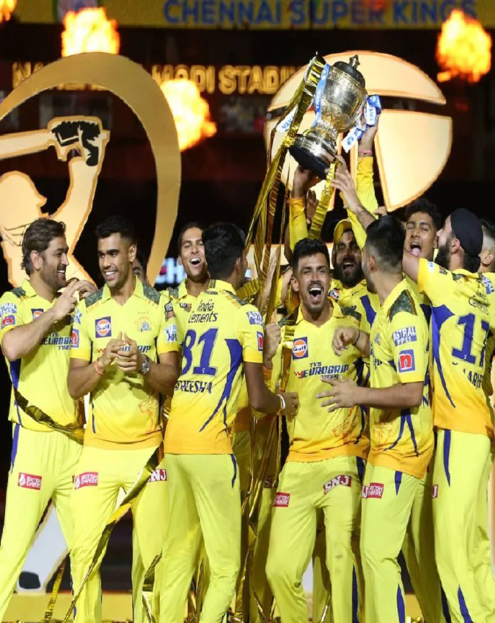 1. चेन्नई सुपर किंग्स (CSK)