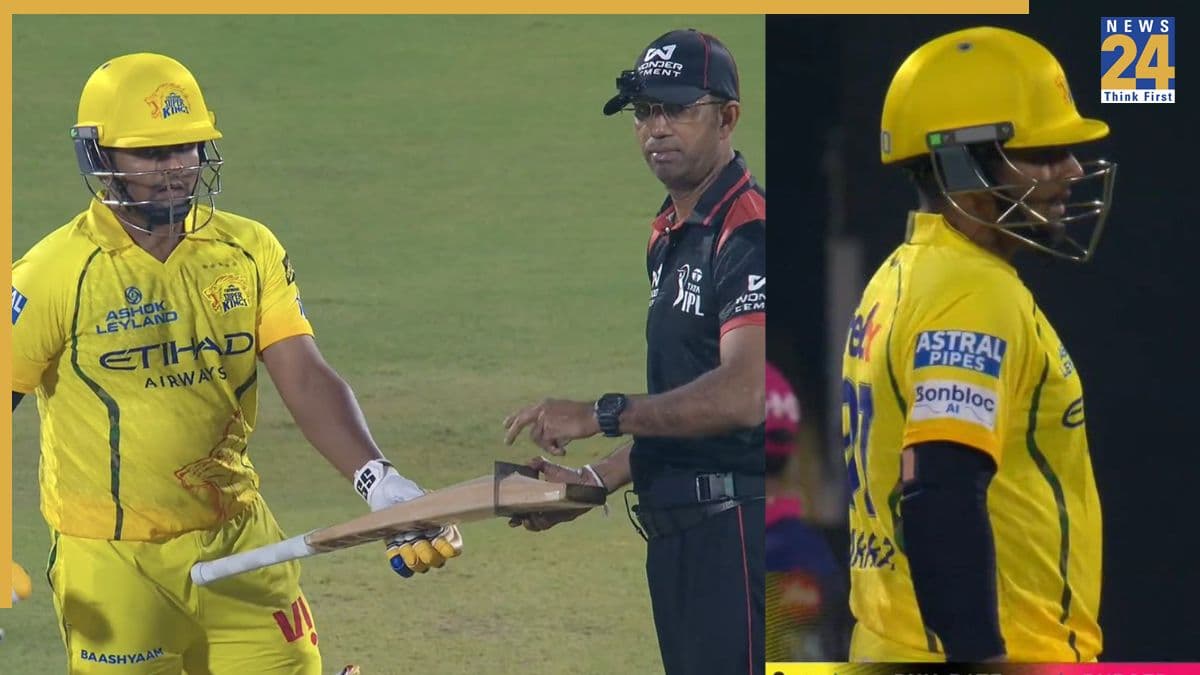 IPL 2026: बीच मैच अंपायर्स ने क्यों की सरफराज खान के बल्ले की जांच? फिर बदलना पड़ा बैट