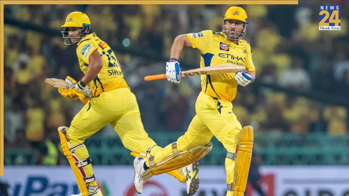 Shivam Dube MS Dhoni